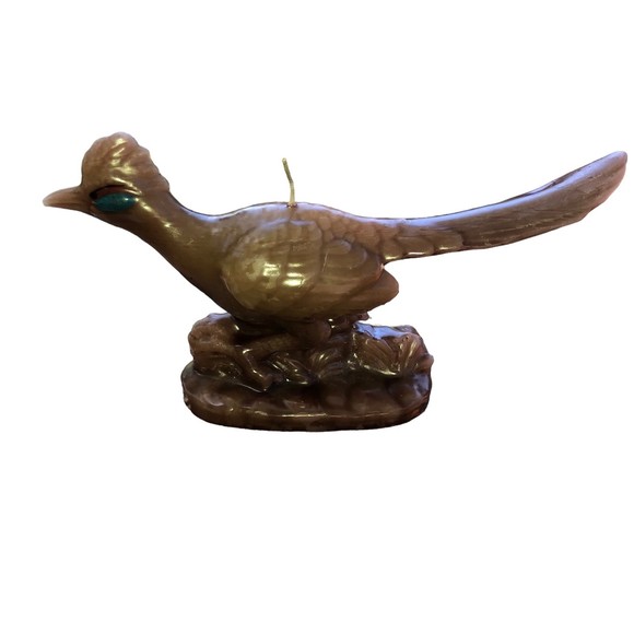 Vintage 1980s Roadrunner Candle in Great Condition for its Age; Painted Eyes - Picture 1 of 7